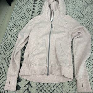 Lululemon Athletica Light Pink Zip-Up Hoodie